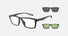 EA4189U / Black (Matte black) / Clear (Clear) (50011W) / 55-17-145