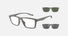 EA4189U / Grey (Matte dark grey) / Clear (Clear) (50611W) / 55-17-145