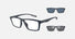 EA4189U / Blue (Matte blue) / Clear (Clear) (50881W) / 55-17-145
