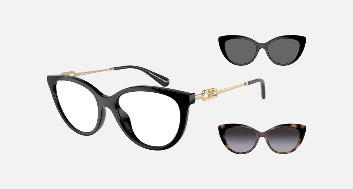 EA4213U / Black (Shiny black) / Clear (Clear) (50171W) / 53-17-140