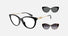 EA4213U / Black (Shiny black) / Clear (Clear) (50171W) / 53-17-140