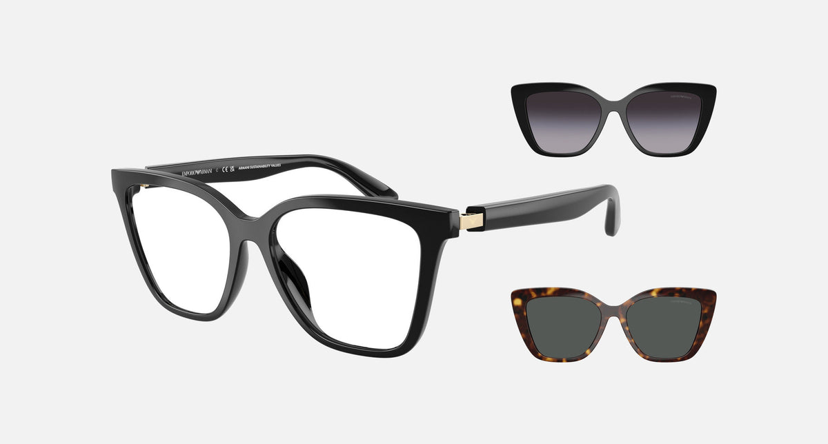 EA4254U / Black (Shiny black) / Clear (Clear) (50171W) / 52-16-140
