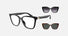 EA4254U / Black (Shiny black) / Clear (Clear) (50171W) / 52-16-140