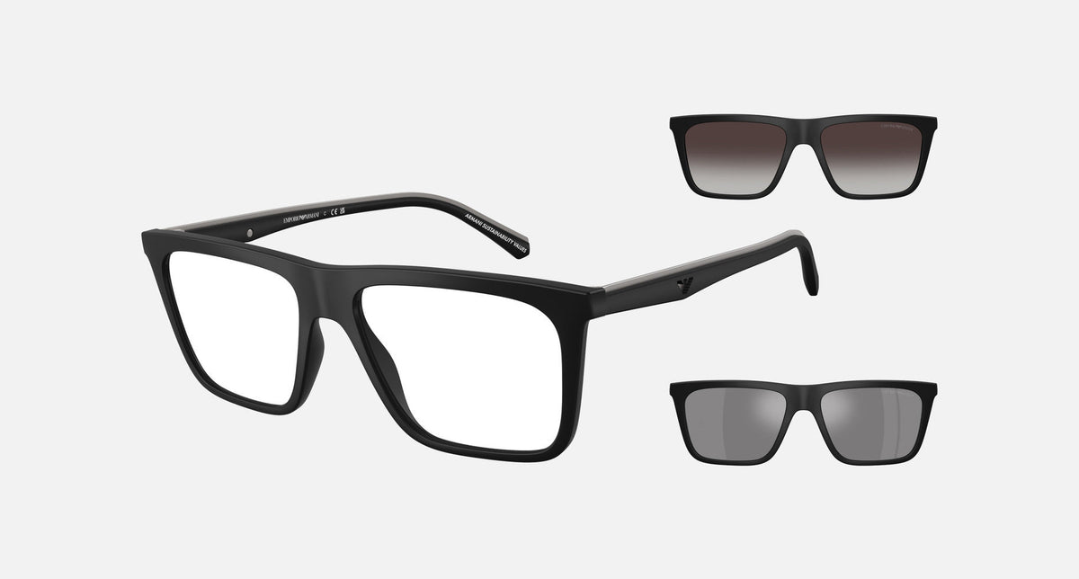 EA4258 / Black (Matte black) / Clear (Clear) (50011W) / 54-17-145