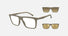 EA4258 / Havana (Matte Beige) / Clear (Clear) (54371W) / 54-17-145