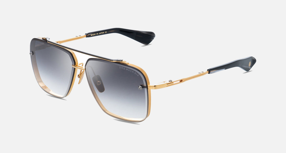 MACH-SIX / Yellow Gold - Black Rhodium / 62-12-130
