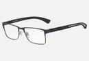 EA1052 / Blue (Rubber blue & gunmetal) / Demo Lens (3155) / 55-17-140