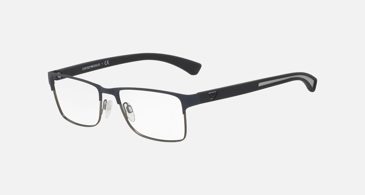 EA1052 / Blue (Rubber blue & gunmetal) / Demo Lens (3155) / 55-17-140