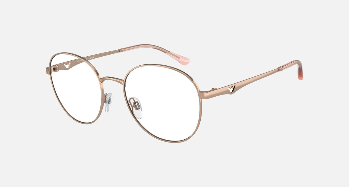 EA1144 / Gold (Shiny rose gold) / Demo Lens (3011) / 50-19-140