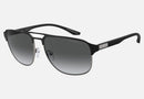 EA2144 / Black (Matte gunmetal/black) / Grey (Polarized Grey Gradient) (336511) / 60-16-145