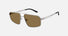EA2173 / Grey (Brushed matte gunmetal) / Brown (Dark Brown) (303273) / 59-16-145