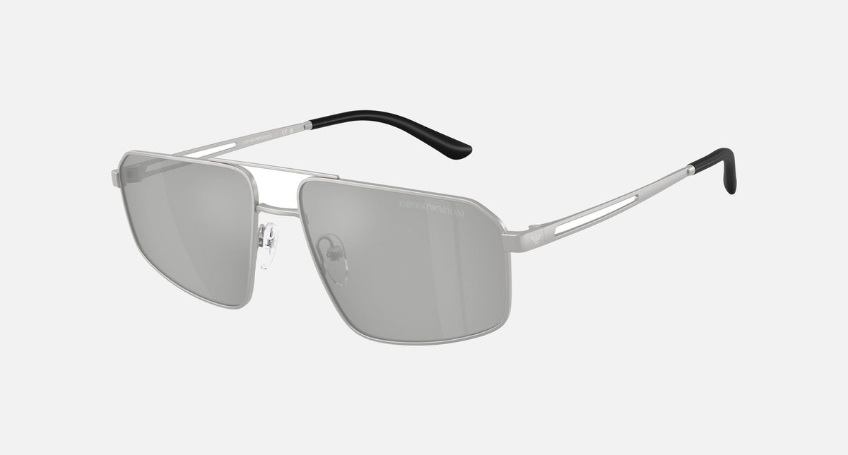 EA2173 / Silver (Matte silver) / Silver, Clear (Clear Mirror Silver) (30458V) / 59-16-145