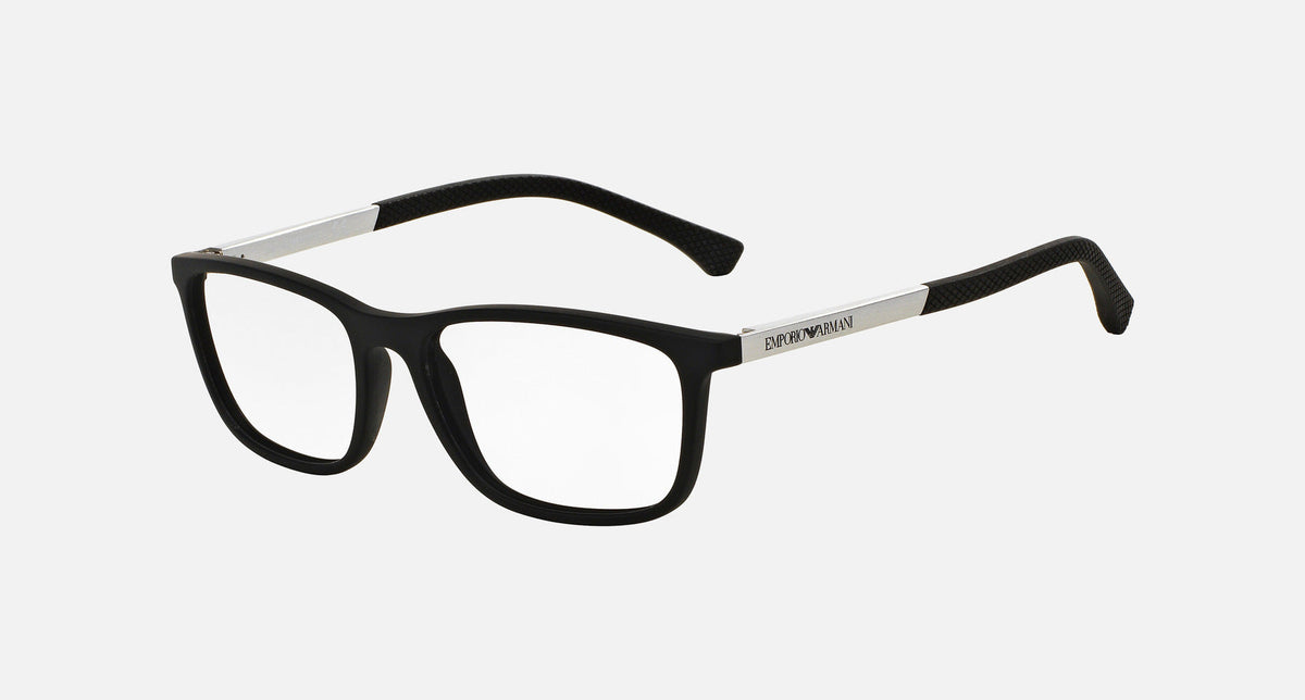 EA3069 / Black (Rubber black) / Demo Lens (5063) / 55-17-140