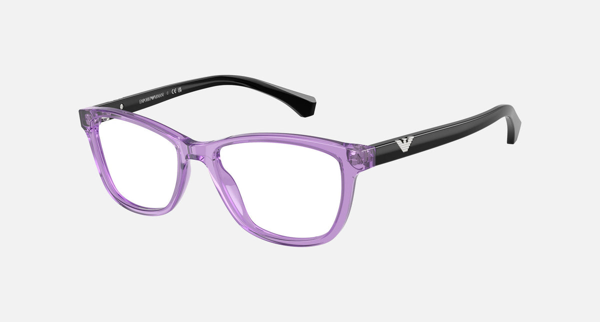 EA3099 / Violet (Shiny transparent violet) / Demo Lens (6197) / 54-16-140