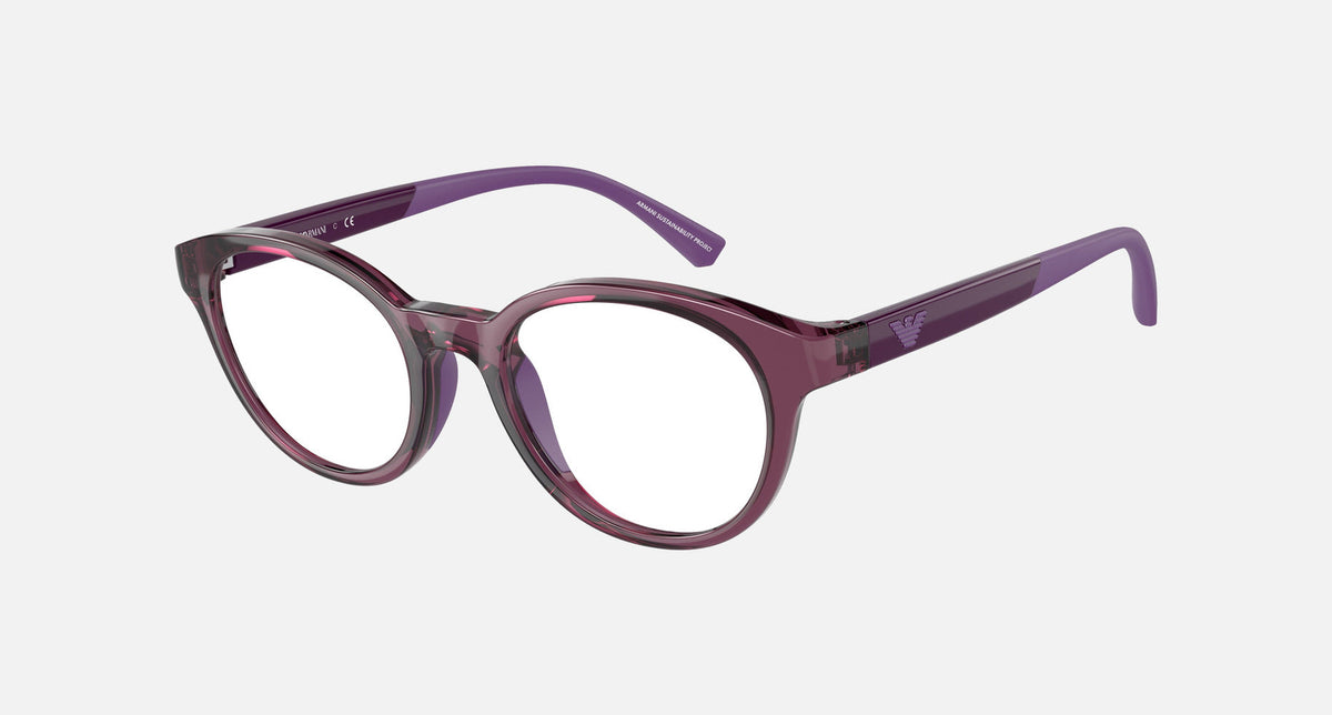EA3205 / Violet (Shiny transparent violet) / Demo Lens (5071) / 46-18-125