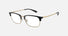 EA3243 / Black (Shiny black/matte pale gold) / Demo Lens (3002) / 53-18-145