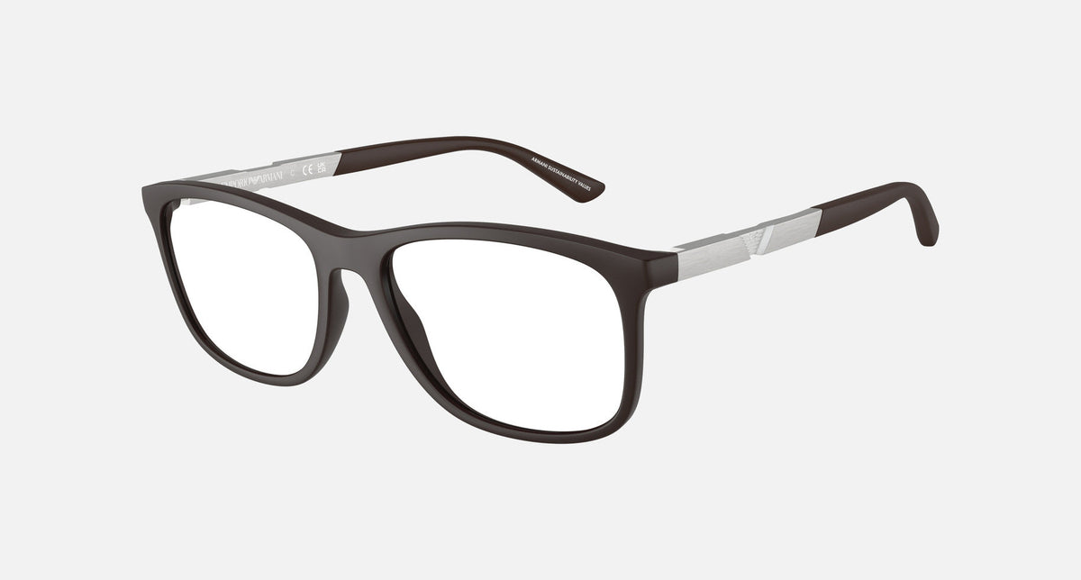 EA3247 / Brown (Matte dark brown) / Demo Lens (6186) / 53-17-145