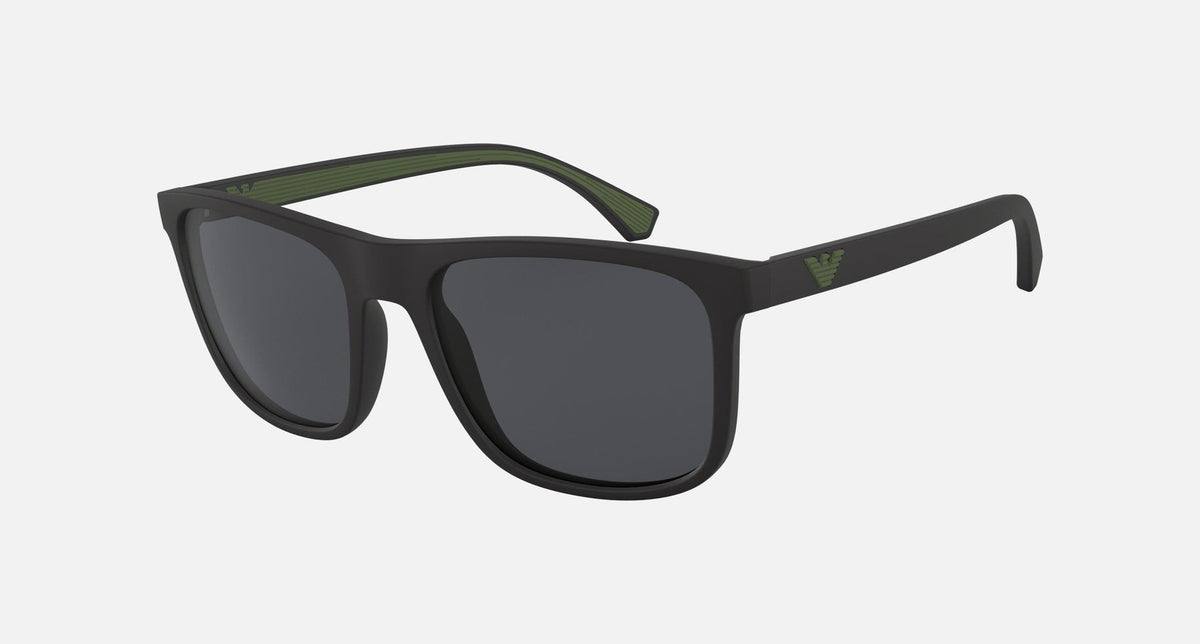 EA4129 / Black (Matte black) / Grey (Grey) (504287) / 56-19-142
