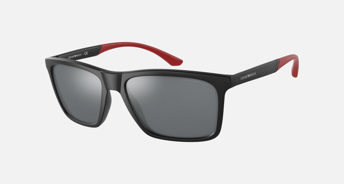 EA4170 / Black (Matte black) / Grey, Black (Light Grey Mirror Black) (50426G) / 58-17-145