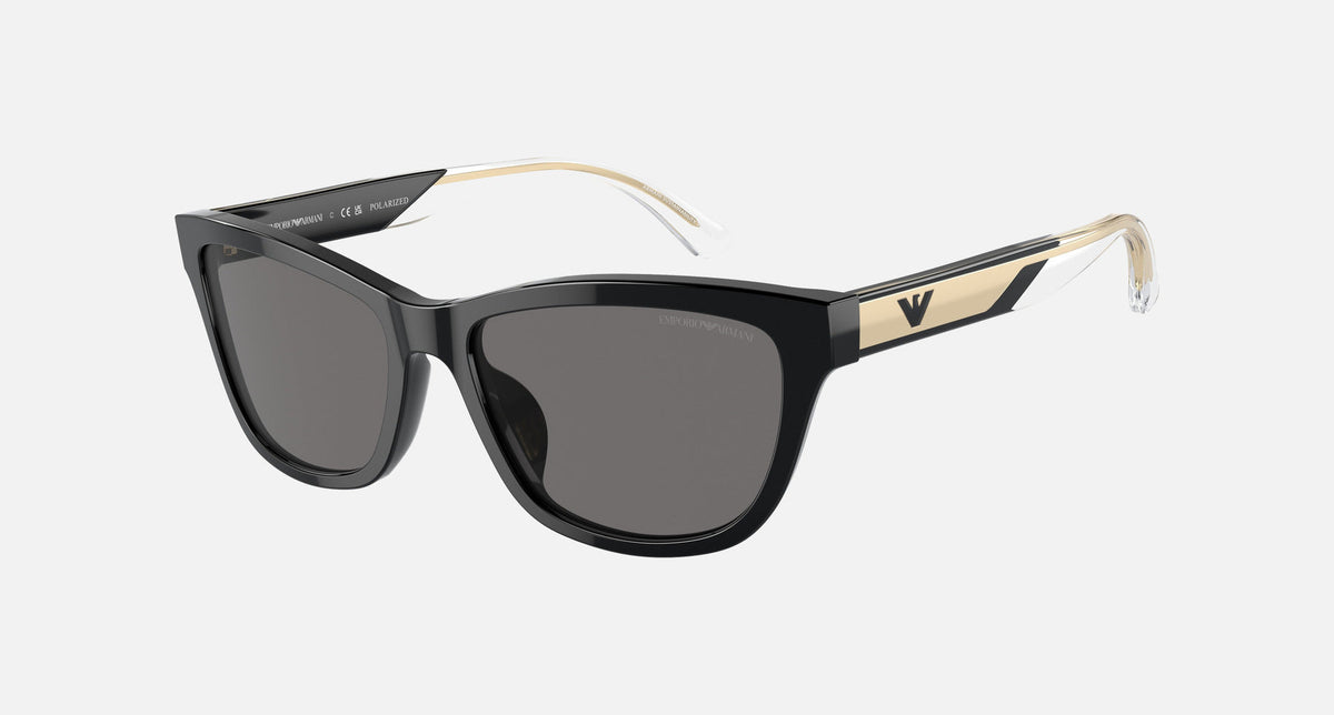 EA4227U / Black (Shiny black) / Grey (Dark Grey Polarized) (501787) / 56-17-140