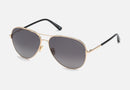 FT0823 / Shiny Rose Gold / Black / Polarized Gradient Smoke (28D) / 59-14-140