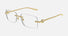 GG1703O / Gold(003) / 55 (bridge/temple not supplied) - primary