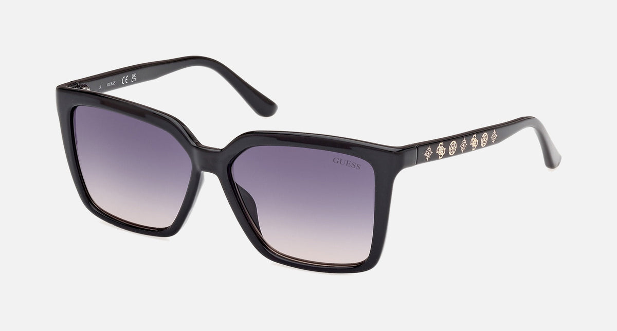 GU00099 / Gloss Black / Gradient Smoke (01B) / 55-13-140