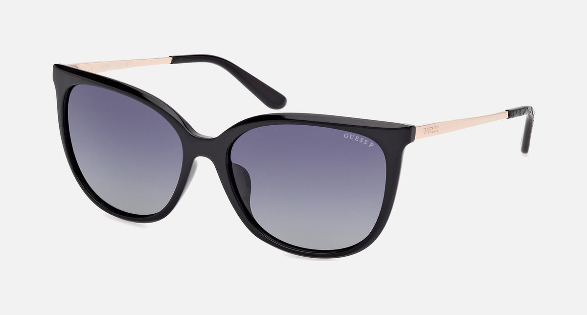 GU00150-H / Shiny Black / Polarized Smoke (01D) / 59-16-140