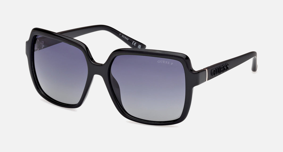 GU00157 / Glossy Black / Polarized Smoke (01D) / 57-15-135