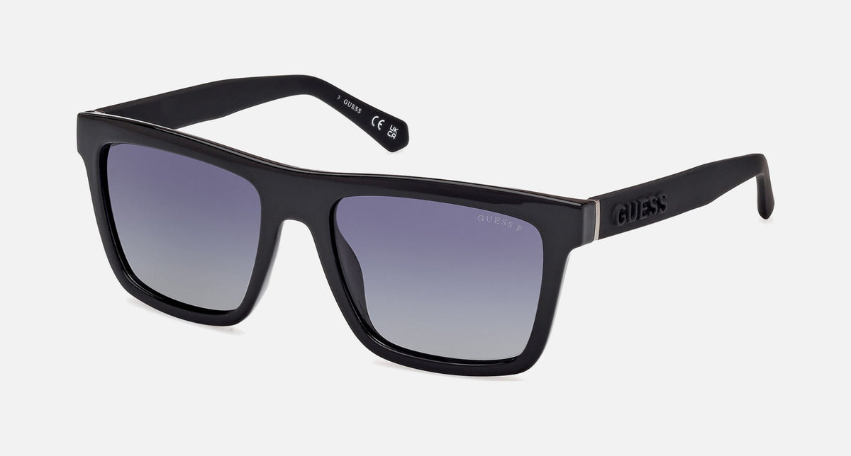 GU00166 / Glossy Black / Polarized Smoke (01D) / 55-18-140
