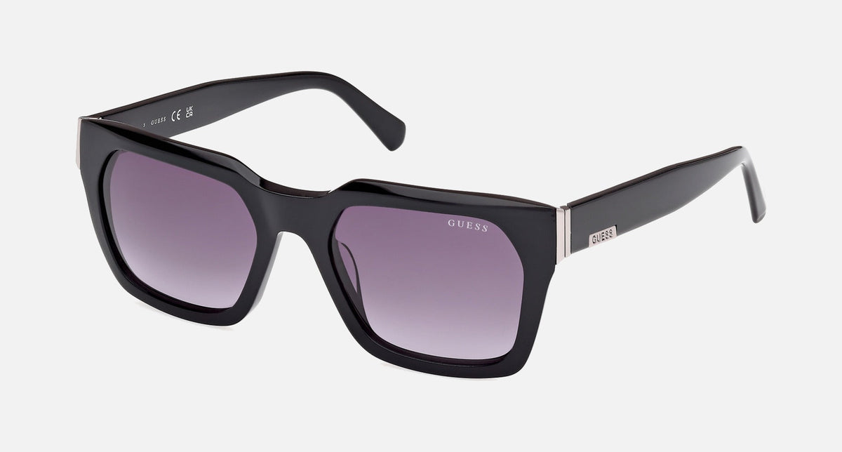 GU00172 / Gloss Black / Gradient Smoke (01B) / 53-19-150