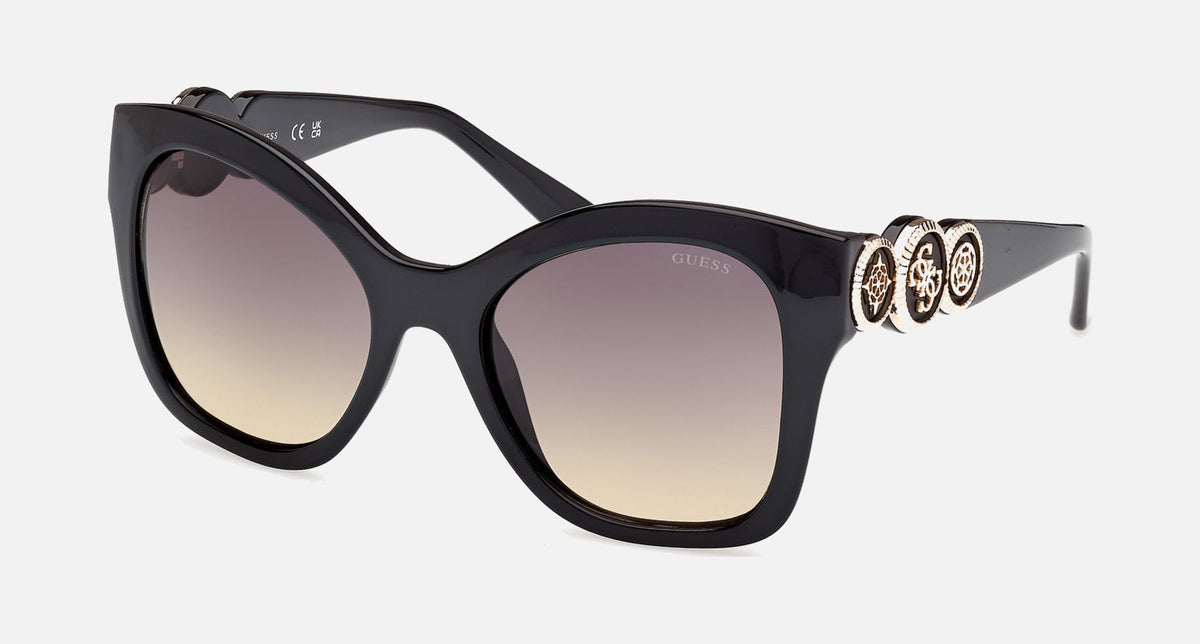 GU00197 / Gloss Black / Gradient Smoke (05B) / 55-20-140