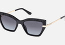 GU00216 / Shiny Black / Gradient Smoke (01B) / 53-17-140