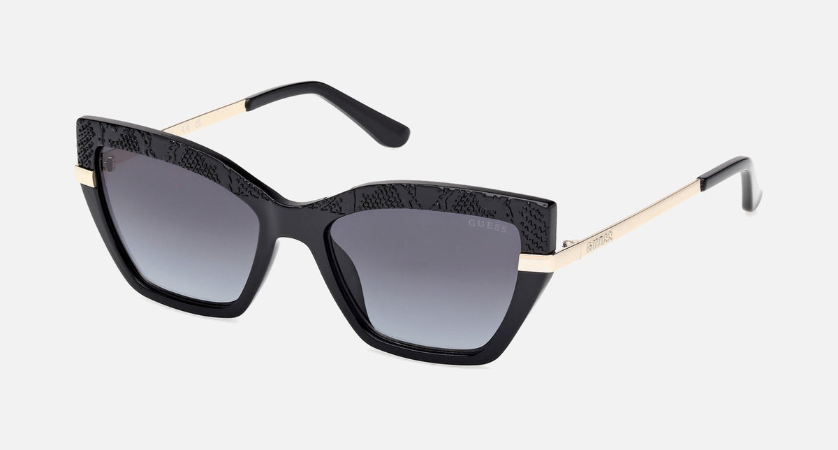 GU00216 / Shiny Black / Gradient Smoke (01B) / 53-17-140