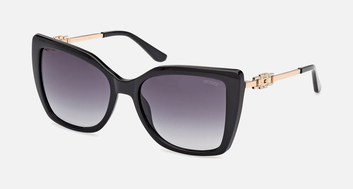 GU00266 / Glossy Black / Gradient Smoke (01B) / 56-18-140