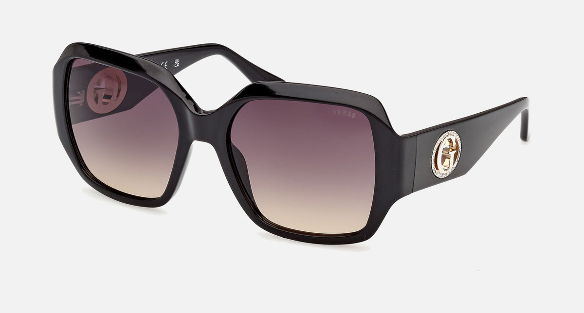 GU00283 / Gloss Black / Gradient Smoke (01B) / 57-19-140