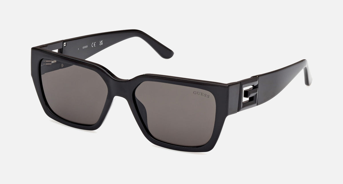 GU7916 / Gloss Black / Smoke Grey (01A) / 55-16-145