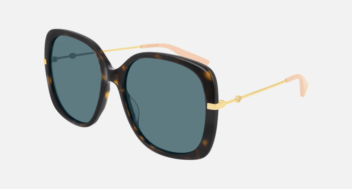 GG0511S / Blue/Havana(004) / 57-18-140