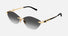 GG2050S / Gradient Grey/Gold & Black(001) / 59-13-145