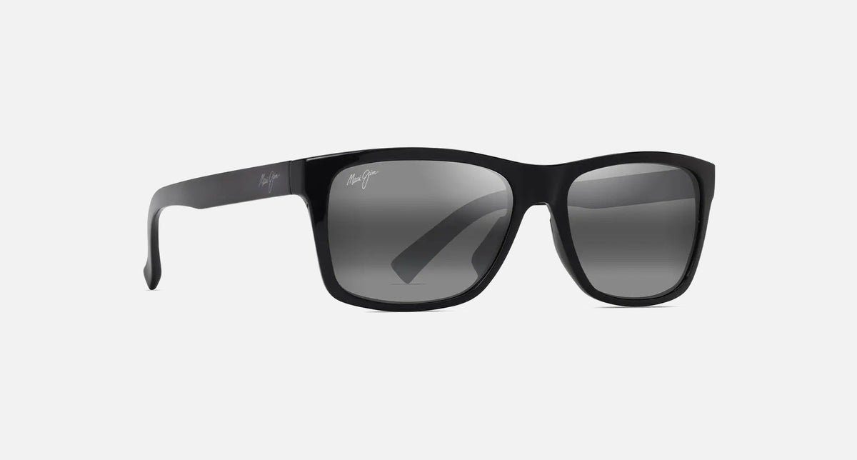 MJ0345S / Shiny Black / Neutral Grey (345-02) / 57-17-145 / quarter angle