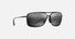 MJ0437S / Black / Grey (437-02) / 62-13-145 / quarter angle
