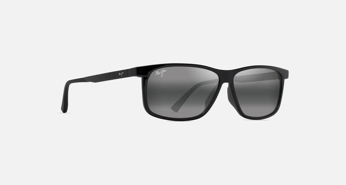 MJ0618S / Shiny Black / Neutral Grey (618-02) / 59-12-145 / quarter angle