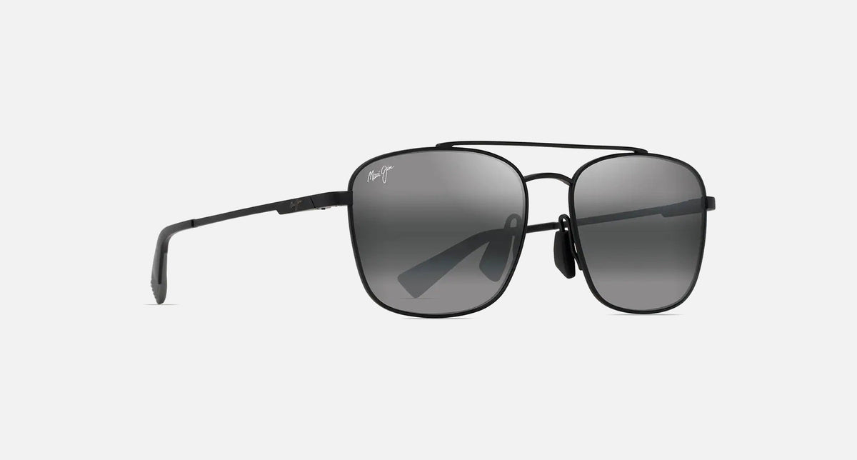 MJ0645SA / Matte Black with Grey / Neutral Grey (645-02) / 58-17-145 / quarter angle