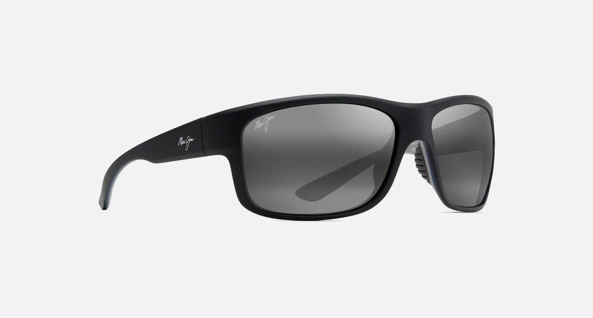 MJ0815S / Soft Black with Sea Blue and Grey / Neutral Grey (815-53B) / 63-15-120 / quarter angle