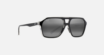MJ0880S / Black Gloss with Crystal interior / Neutral Grey (880-02) / 57-16-135 / quarter angle