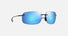 MJ0422S / Shiny Black / Blue Hawaii (B422-02) / 64-12-135 / quarter angle