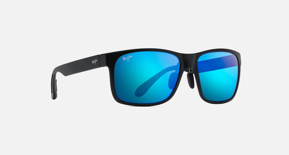MJ0432S / Matte Black / Blue Hawaii (B432-2M) / 60-17-145 / quarter angle