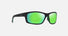 MJ0766S / Matte Black / Green / MAUIGreen® (GM766-02) / 61-16-130 / quarter angle