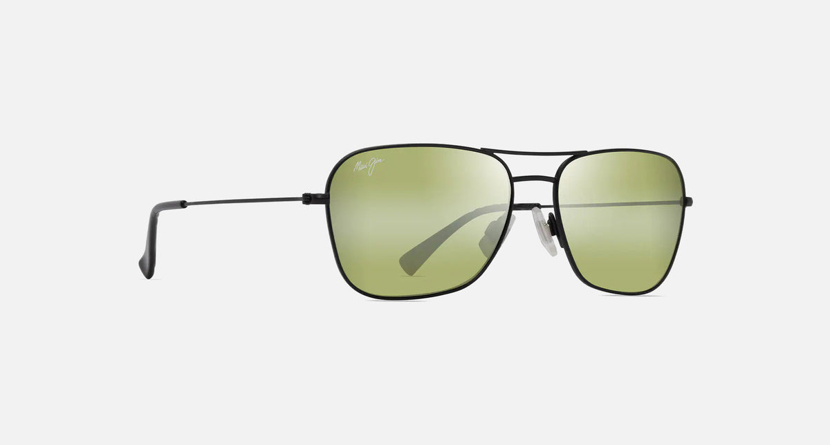 MJ0675S / Matte Black Varnish / Maui HT™ (HT675-02) / 58-16-145 / quarter angle
