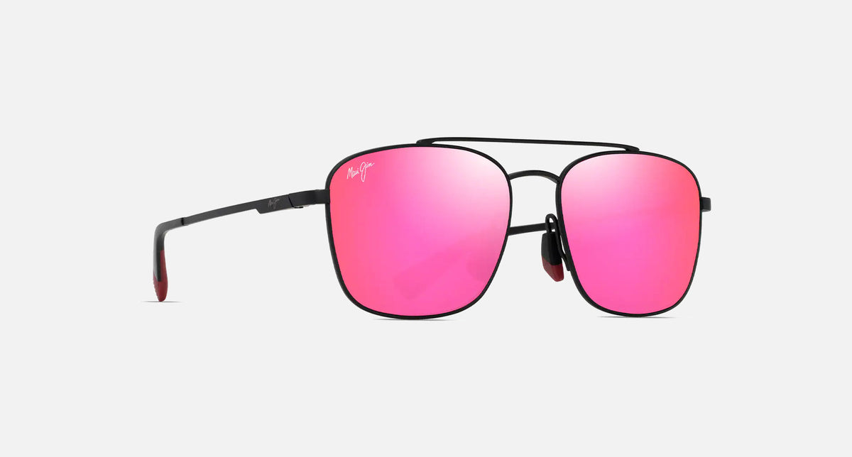 MJ0645SA / Matte Black / MAUI Sunrise (P645-02A) / 58-17-145 / quarter angle
